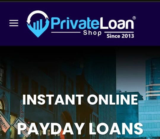 Private Loan Shop
